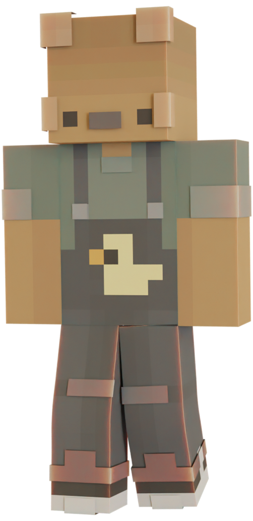 Minecraft player